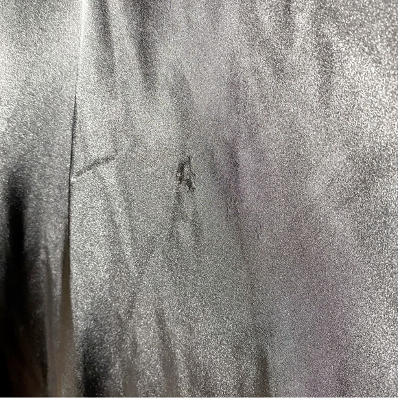 Cinderella Divine Elegant Black Satin Spaghetti Strap  Formal Evening Gown M - Picture 6 of 16